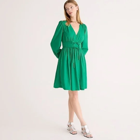 green emerald velvet dress Emerald Green Chiffon Ruffles Long Party Dress – Ohmollydress main image 1